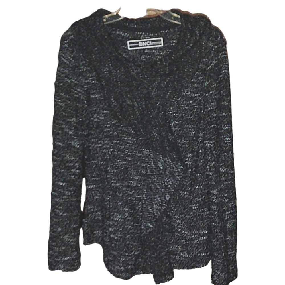 Blanc Noir BNCI Cardigan Zip Up Knit Jacket Cardigan Medium